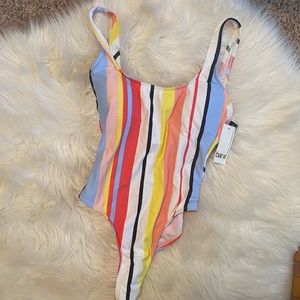 NWT one piece high cut swimsuit